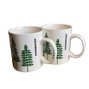 Pair of (2) Starbucks Christmas Coffee/Tea…
